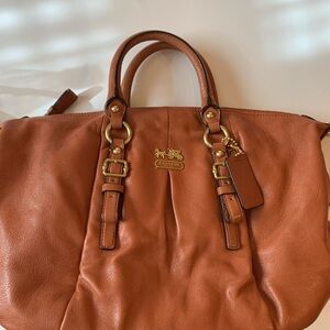 Coach leather hobo handbag